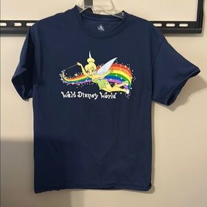 Disney Blue Short Sleeve Tee with Graphic Design